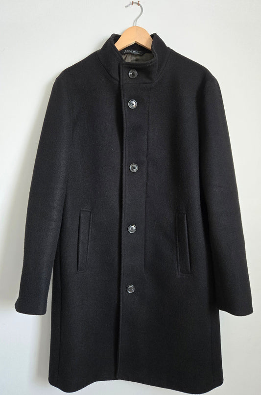 Zara Collared Wool Coat/ Car Coat